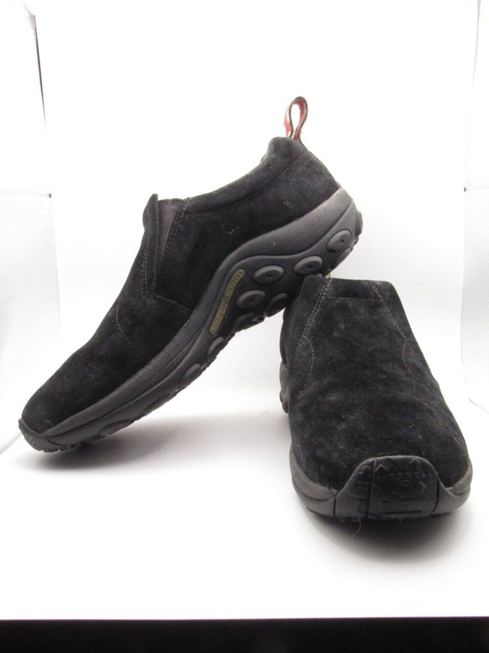 Merrell Midnight Black Moab Adventure Slip On Leather Jungle Mocs Size 12 J60825